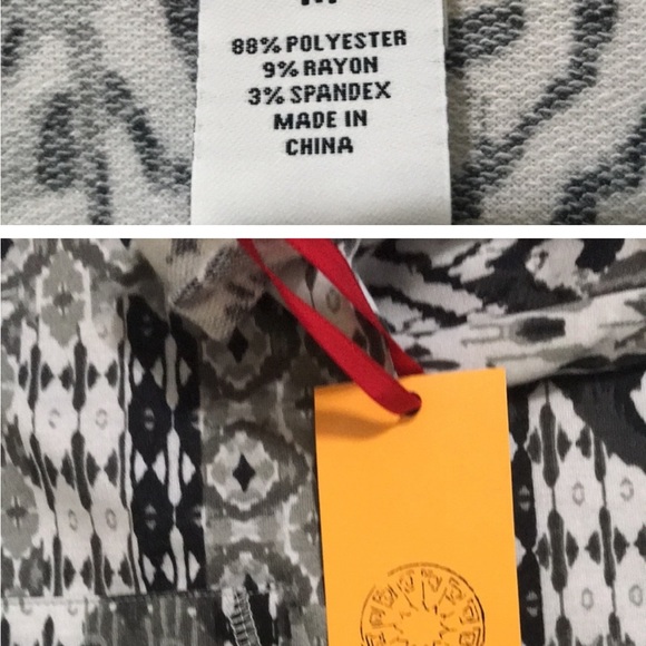 NWT Ruby Rd Comfort Zone Abstract Patchwork Printed woman pullover blouses. Sz M - Picture 11 of 11